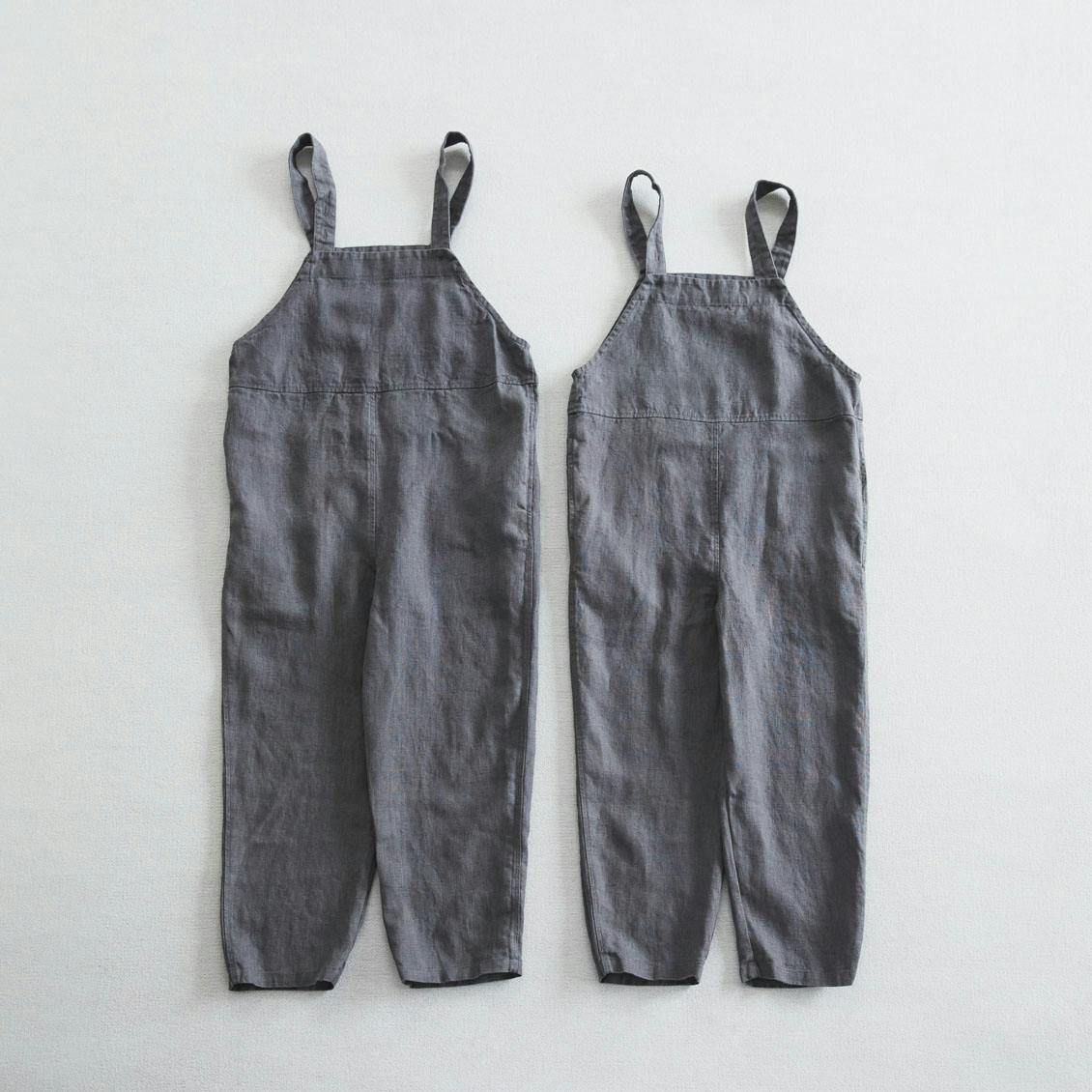 着用レビュー】2サイズ展開！fog linen workのリネンサロペットを、4名