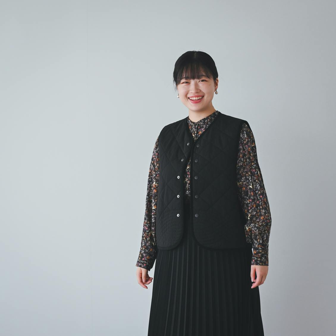 着用レビュー】毎日着回したい「キルティングベスト」を身長別4名が着