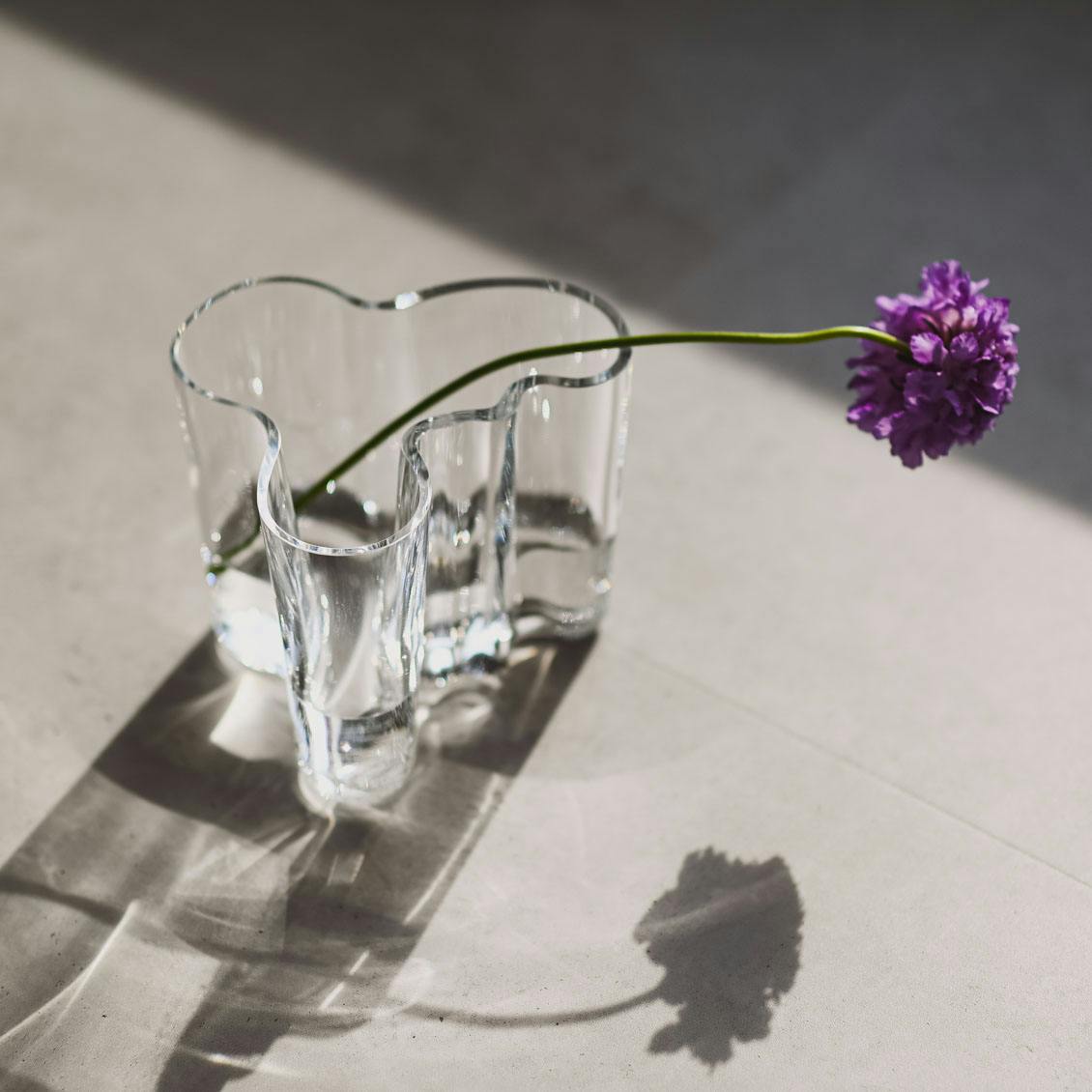 iittala/イッタラ/Alvar Aalto/アルヴァ・アアルト/ 花瓶 95mm クリア