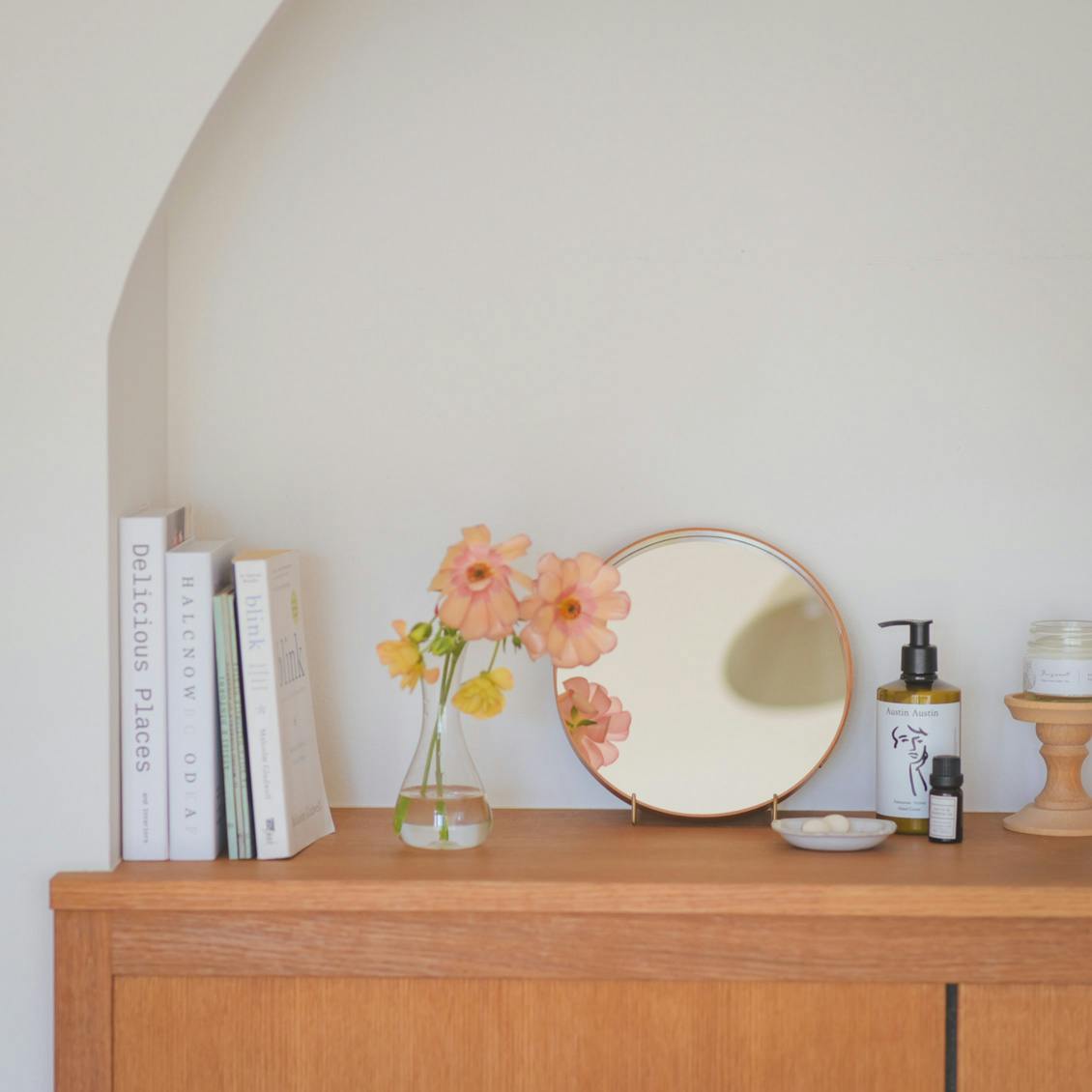 Homestead / シェーカーミラー / ラウンド / S（22.5cm） - 北欧