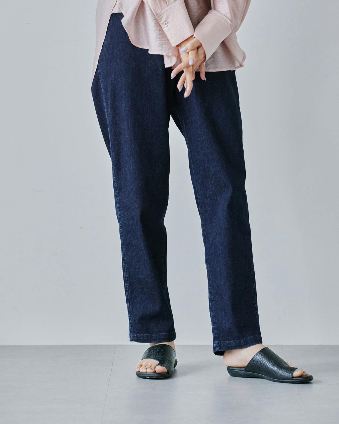 楽ちんなのに、スッキリ見え」たよれるペグパンツ（S・M・Tサイズ