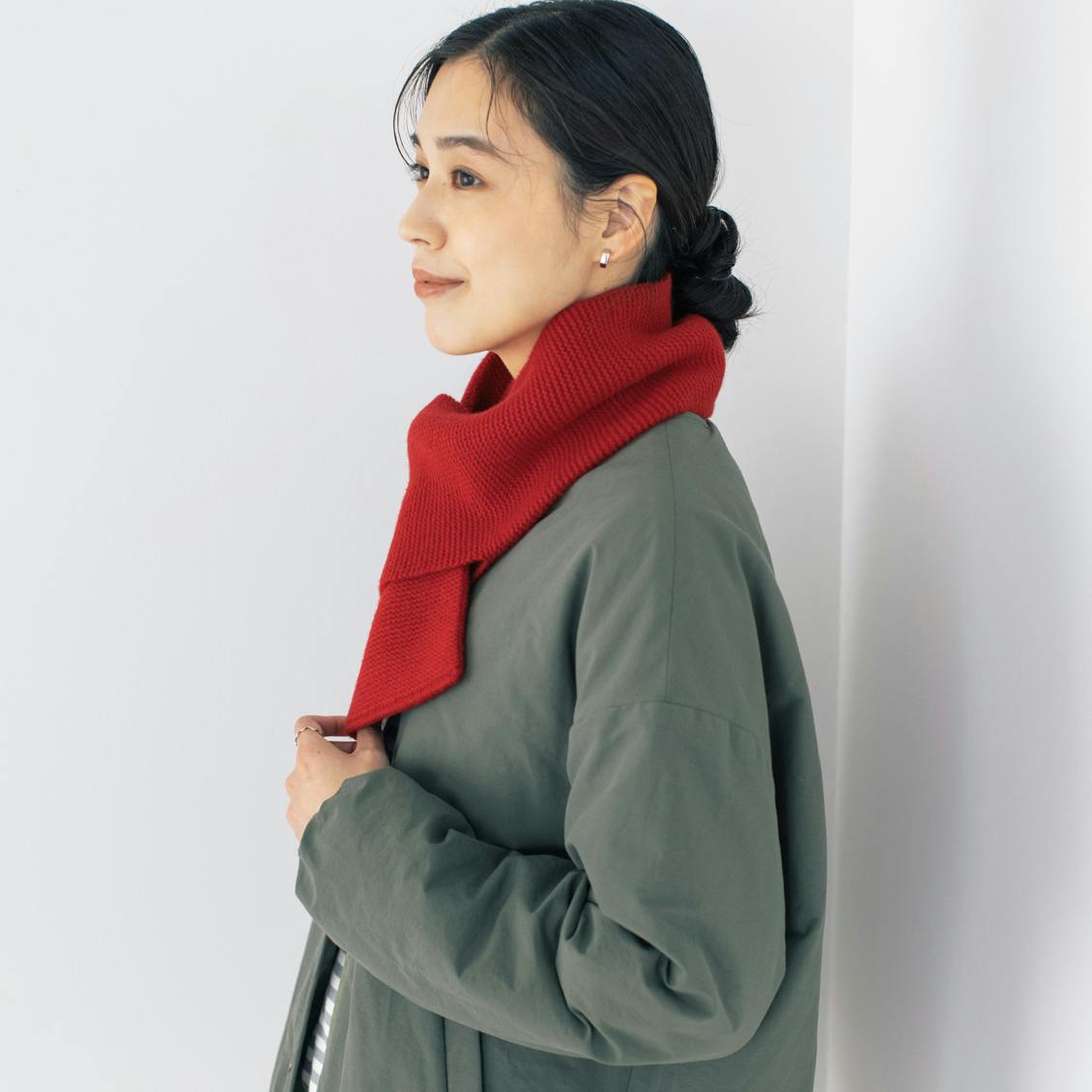 ふんわり軽くてあったかい」洗えるショート丈コート（中綿入り