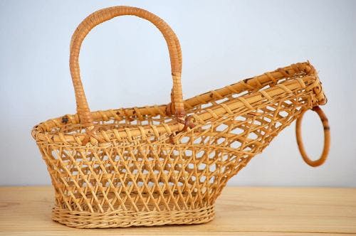 デンマークで見つけたワインバスケット - 北欧、暮らしの道具店
