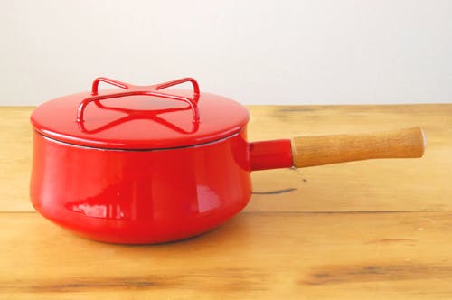 廃盤】DANSK/ダンスク/コベンスタイル2/片手鍋 18cm（赤） - 北欧