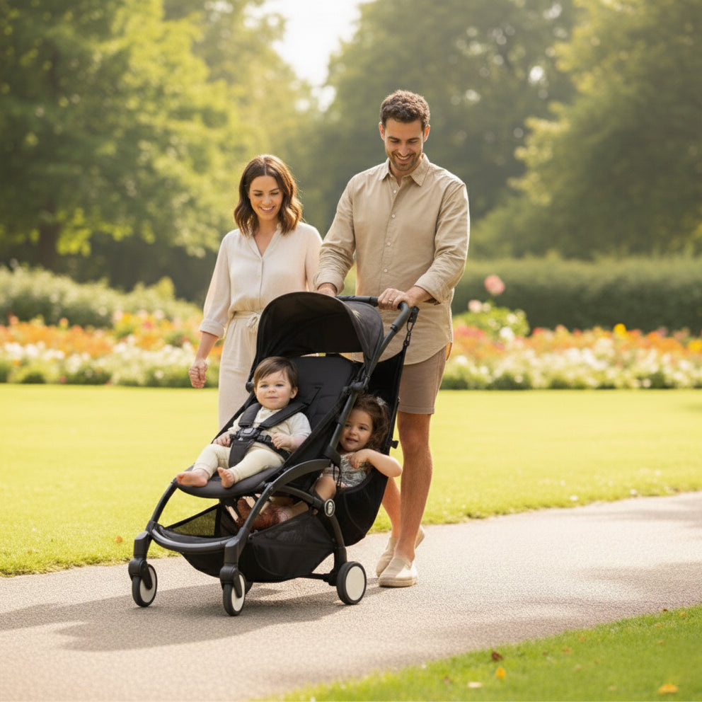 Hoppie – 幼児とベビーカーのためのスマートな追加シート