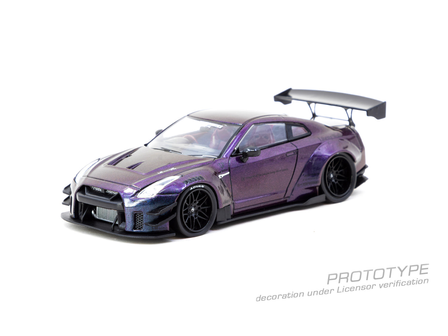 Tarmac Works 1:43 LB-WORKS NISSAN GT-R R35 type 2 Midnight purple