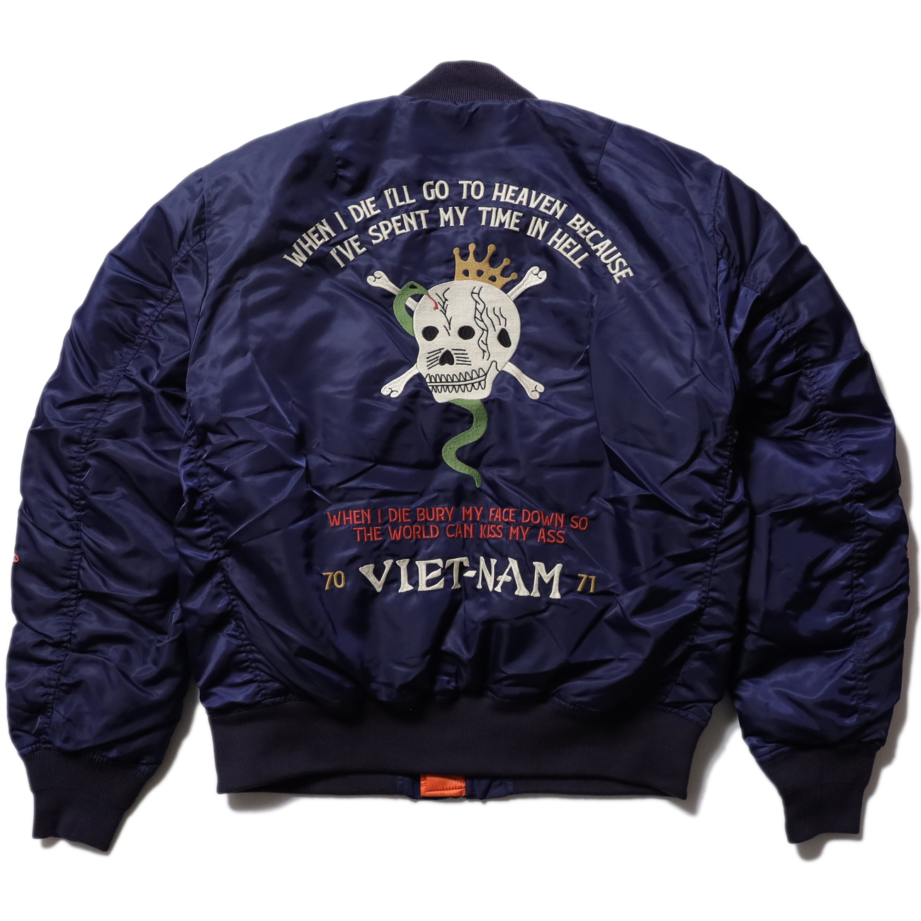 柄のチョイスや仕上がりも絶品！ スペシャルな『刺繍MA-1』が到着