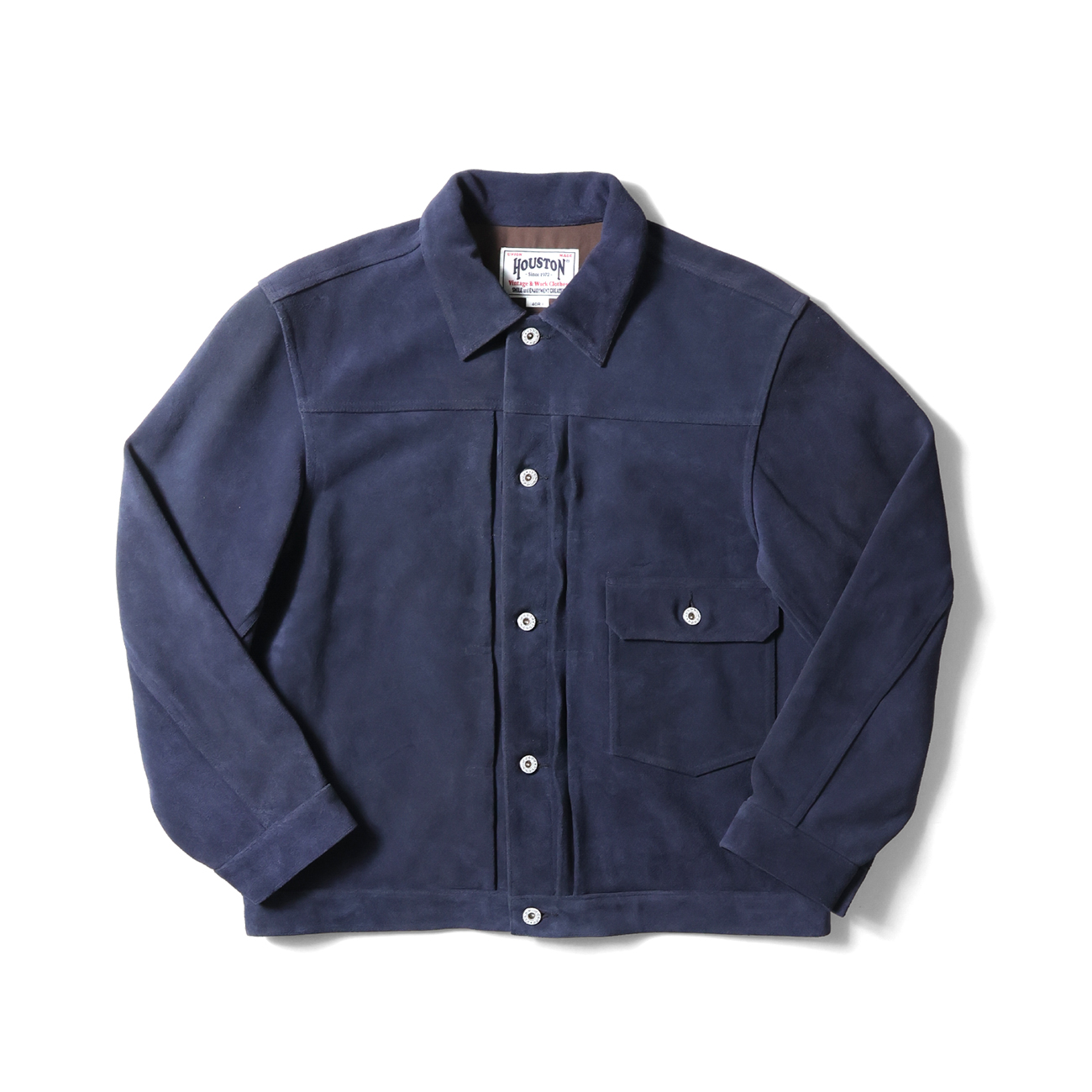 重厚なカウスエードを使用した雰囲気抜群の『トラッカージャケット