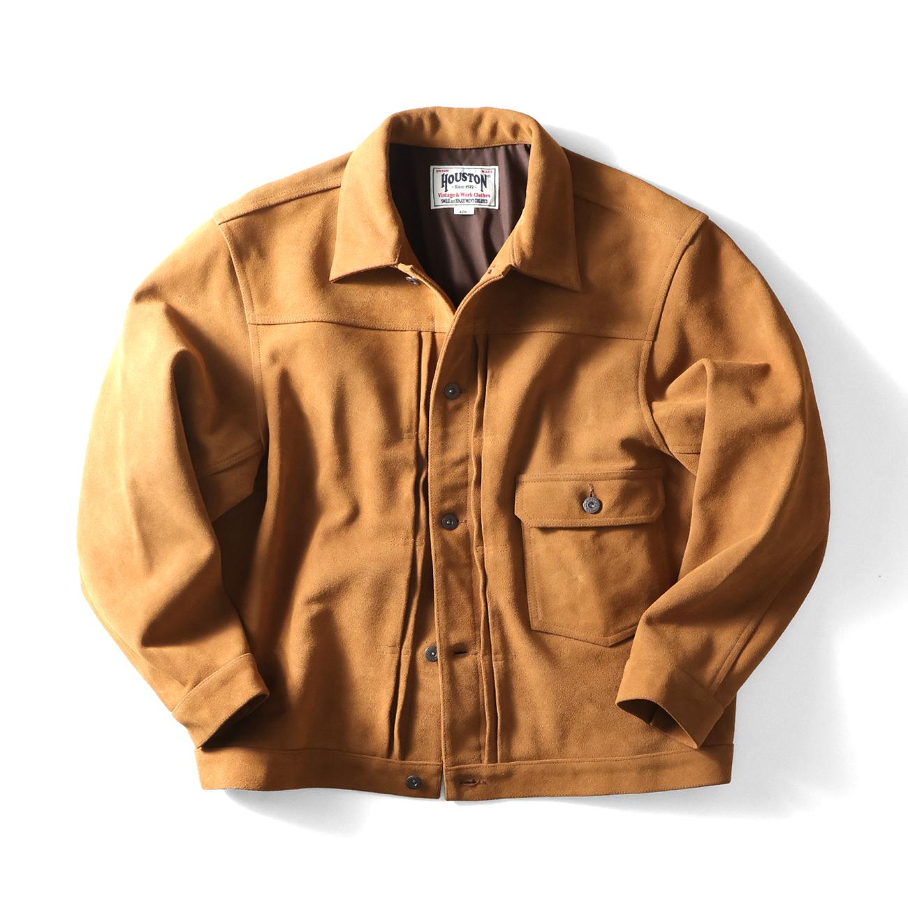 重厚なカウスエードを使用した雰囲気抜群の『トラッカージャケット