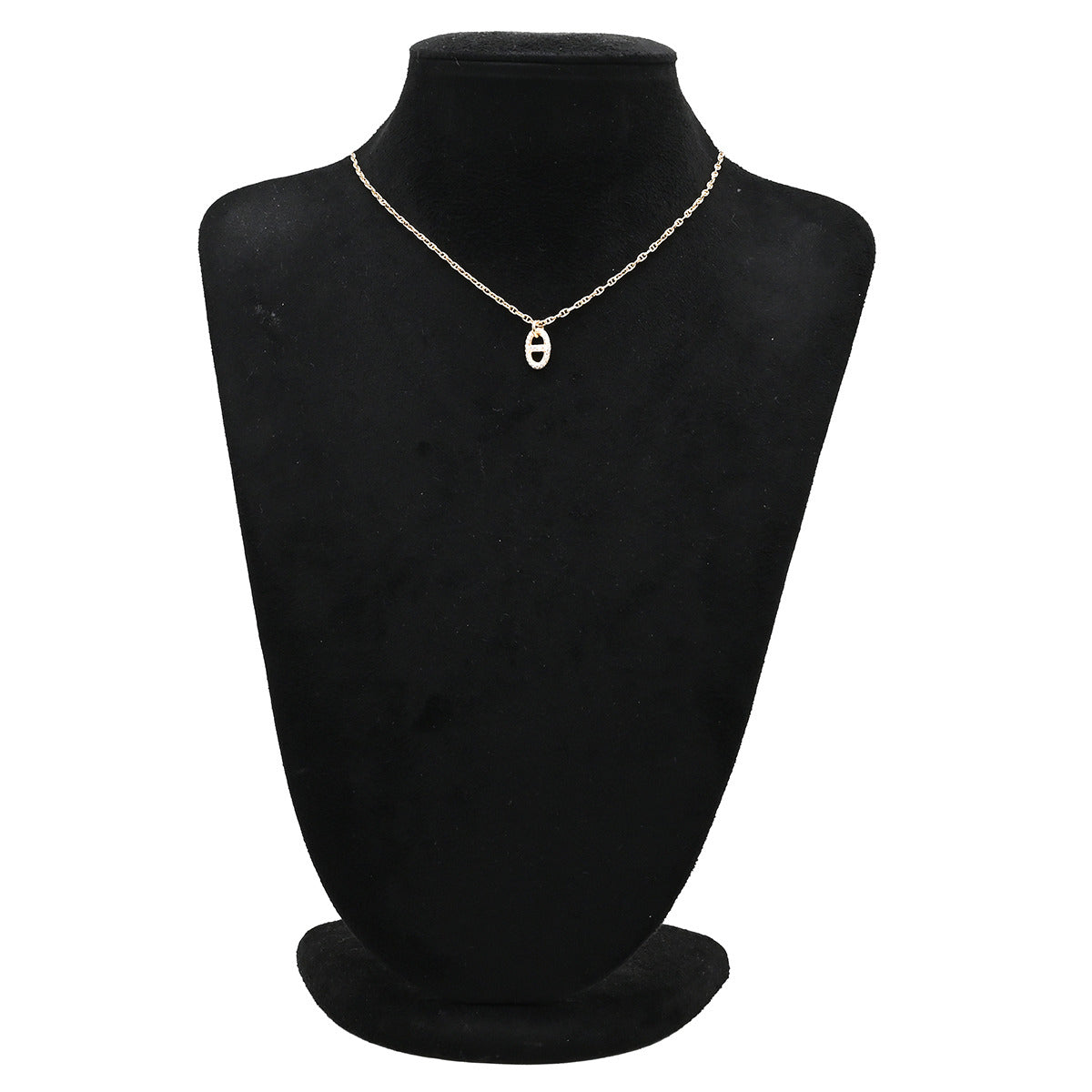 エルメス HERMES ファランドール PM ペンダント H221303B ピンク