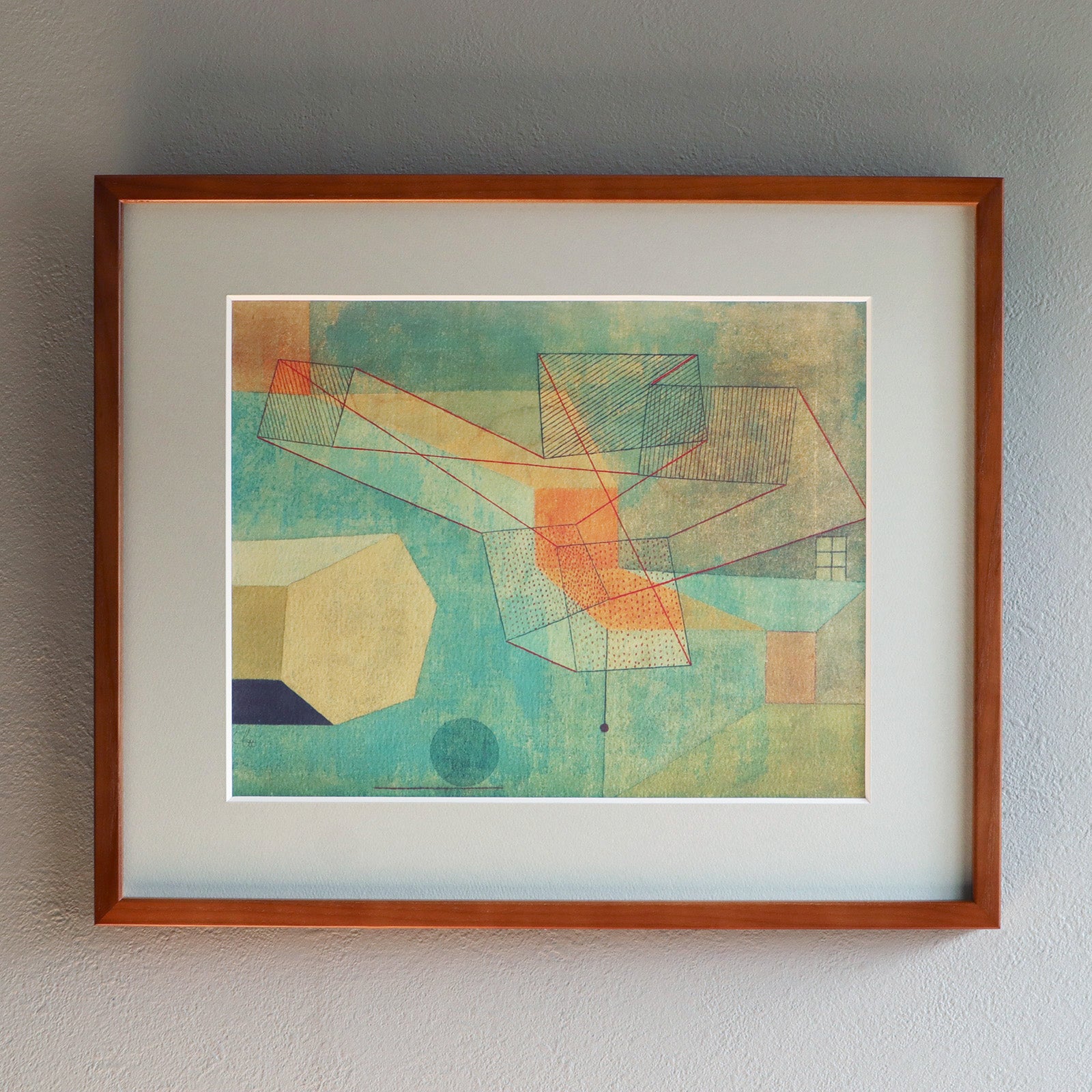 パウル・クレー「滑走」アートポスター｜北欧ヴィンテージに合う抽象画