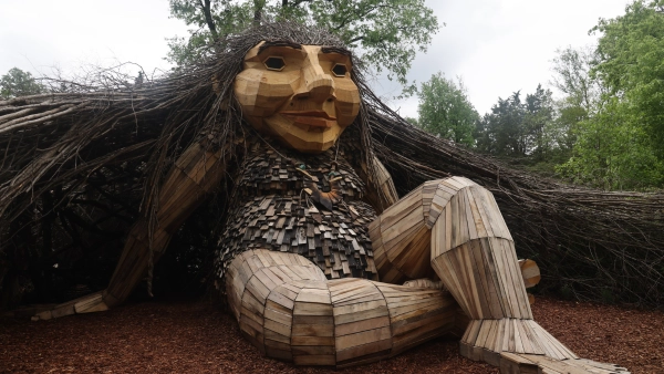 Giant Troll Sculpture Mama Zelda - The Huntsville Herald