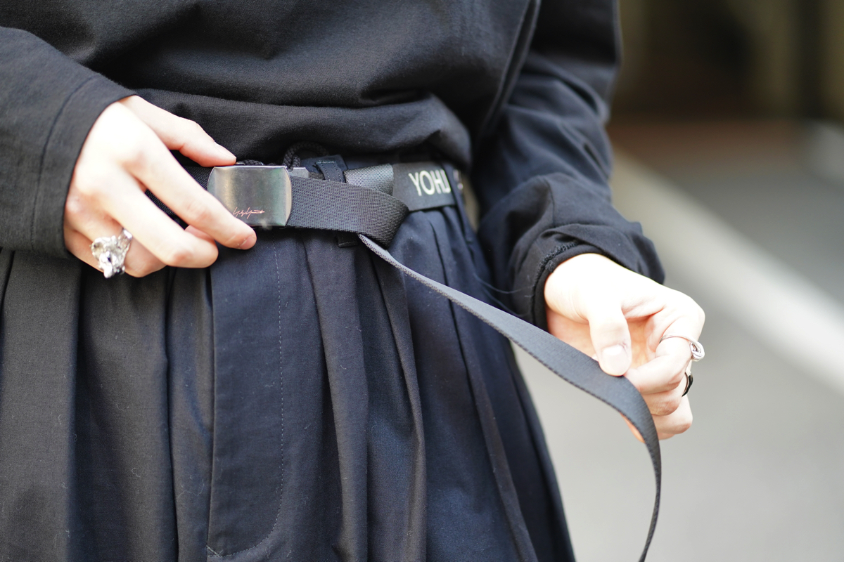 YOHJI YAMAMOTO 30mm Nylon Belt | HUES 福岡セレクトショップ
