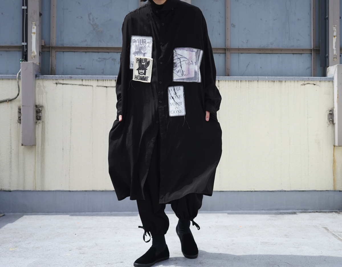 YOHJI YAMAMOTO 19S/S Patchwork Shirt | HUES 福岡セレクトショップ