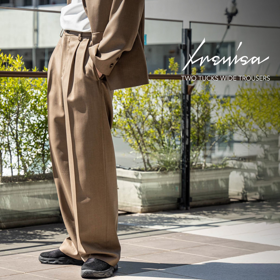 イレニサの2タック ワイドパンツ | HUES 福岡セレクトショップ