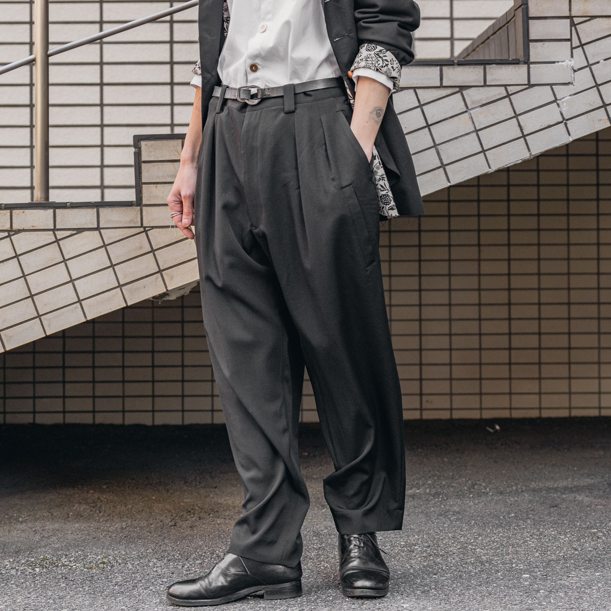 YOHJI YAMAMOTO 24SS PANTS WITH SIDE POCKET | HUES 福岡セレクトショップ