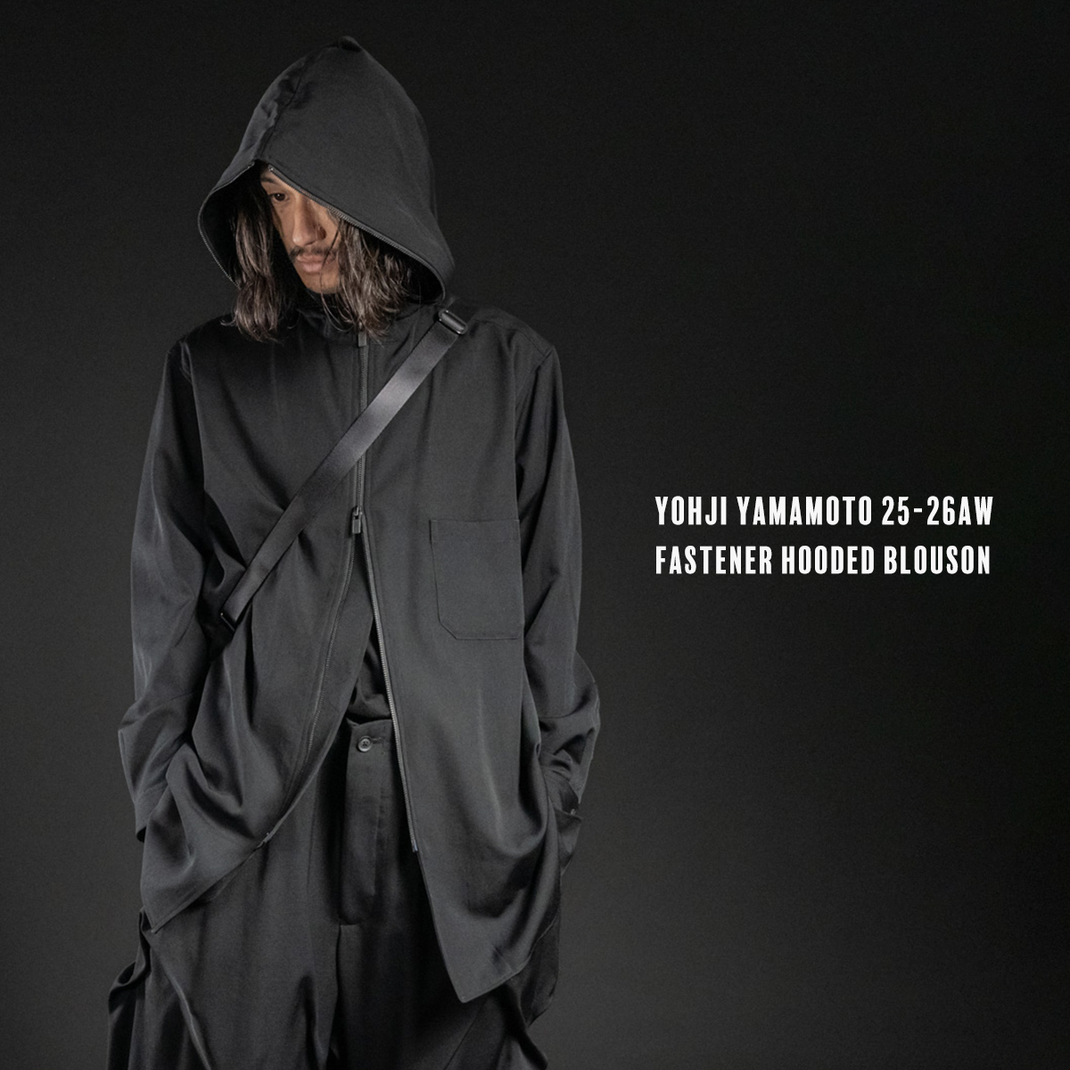 ヨウジヤマモト25AW フーデットブルゾン | HUES 福岡セレクトショップ