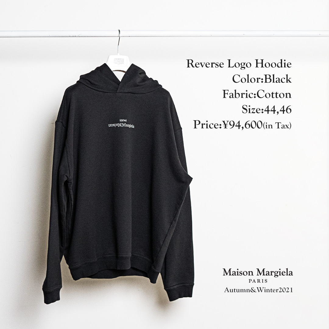 メゾンマルジェラのリバースロゴパーカー | HUES 福岡セレクトショップ