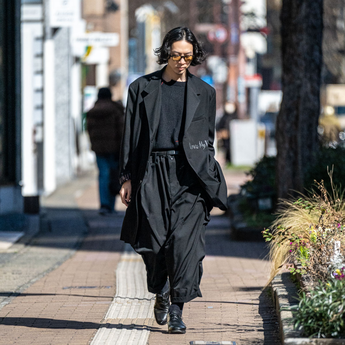 YOHJI YAMAMOTO メッセージプリーツジャケット | HUES 福岡セレクト