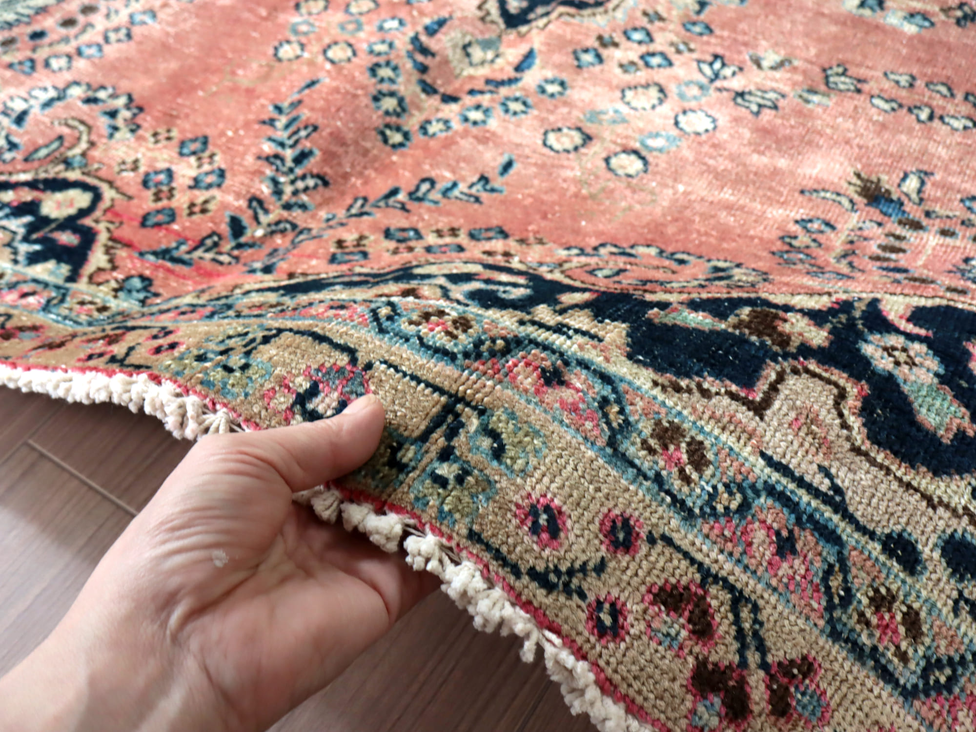 オールドラグ ヴィンテージウォッシュ 234×140cm サブゼヴァール