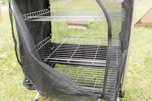 スノーピークのメッシュラックスタンドの収納はボックス内だけじゃない！？