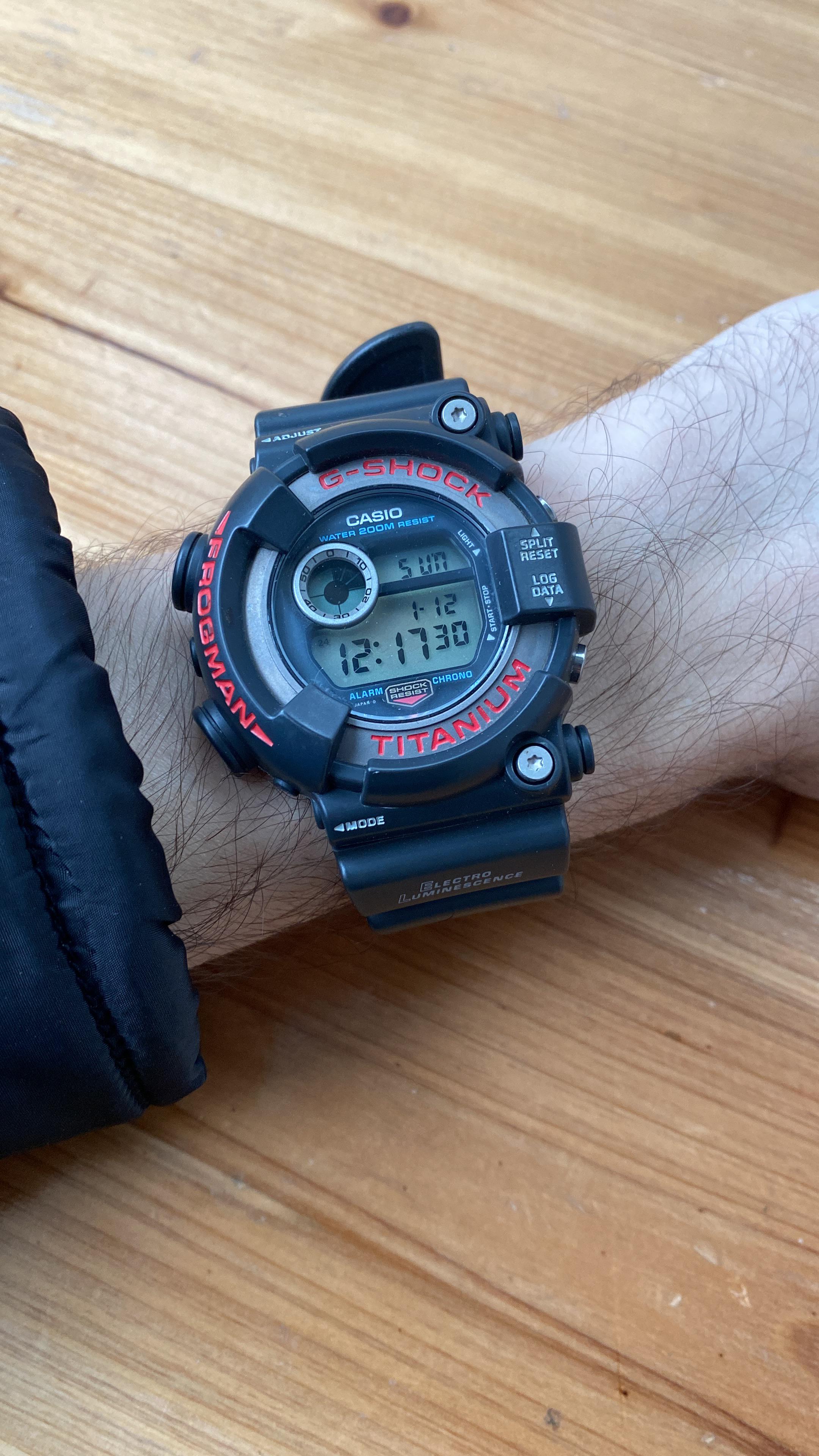 G-SHOCK DW-8200 (1294) フロッグマン ジャンク品 ジーショック チタン