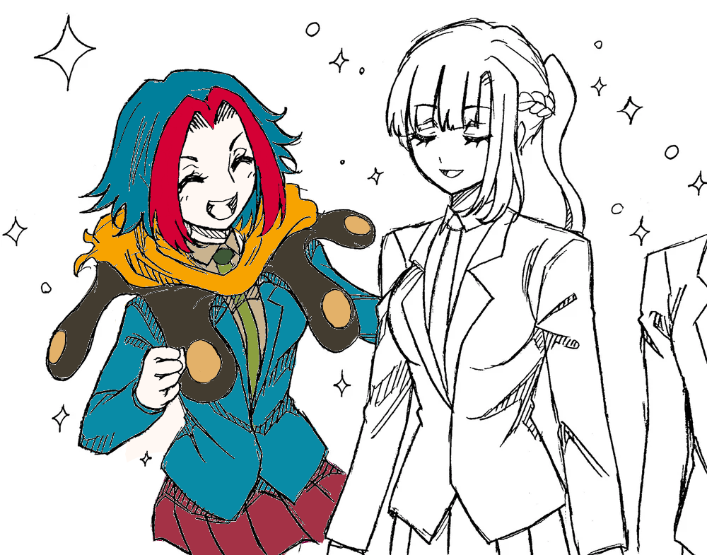 Hi, I colored Anzu in this sketch made by Nankidai, I'm not good