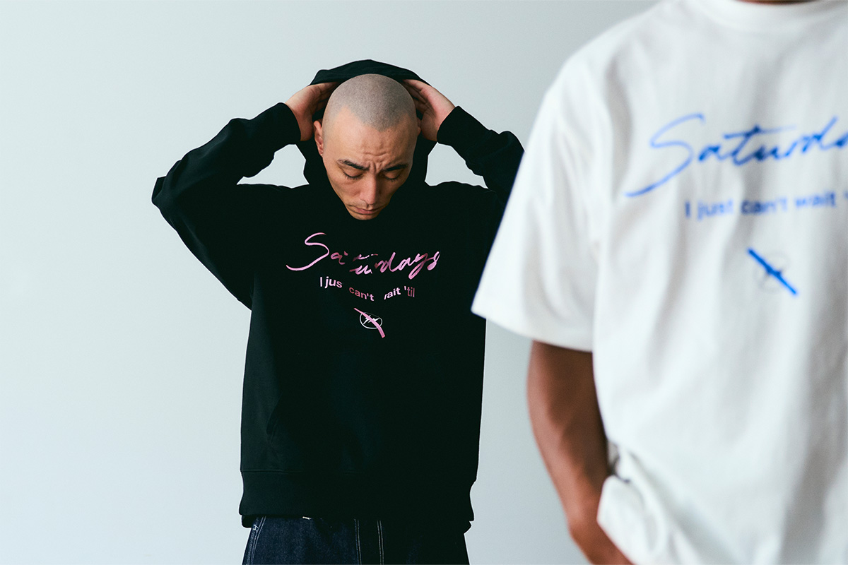 Saturdays T-Shirt SS 白S ｘ NYC FRAGMENT