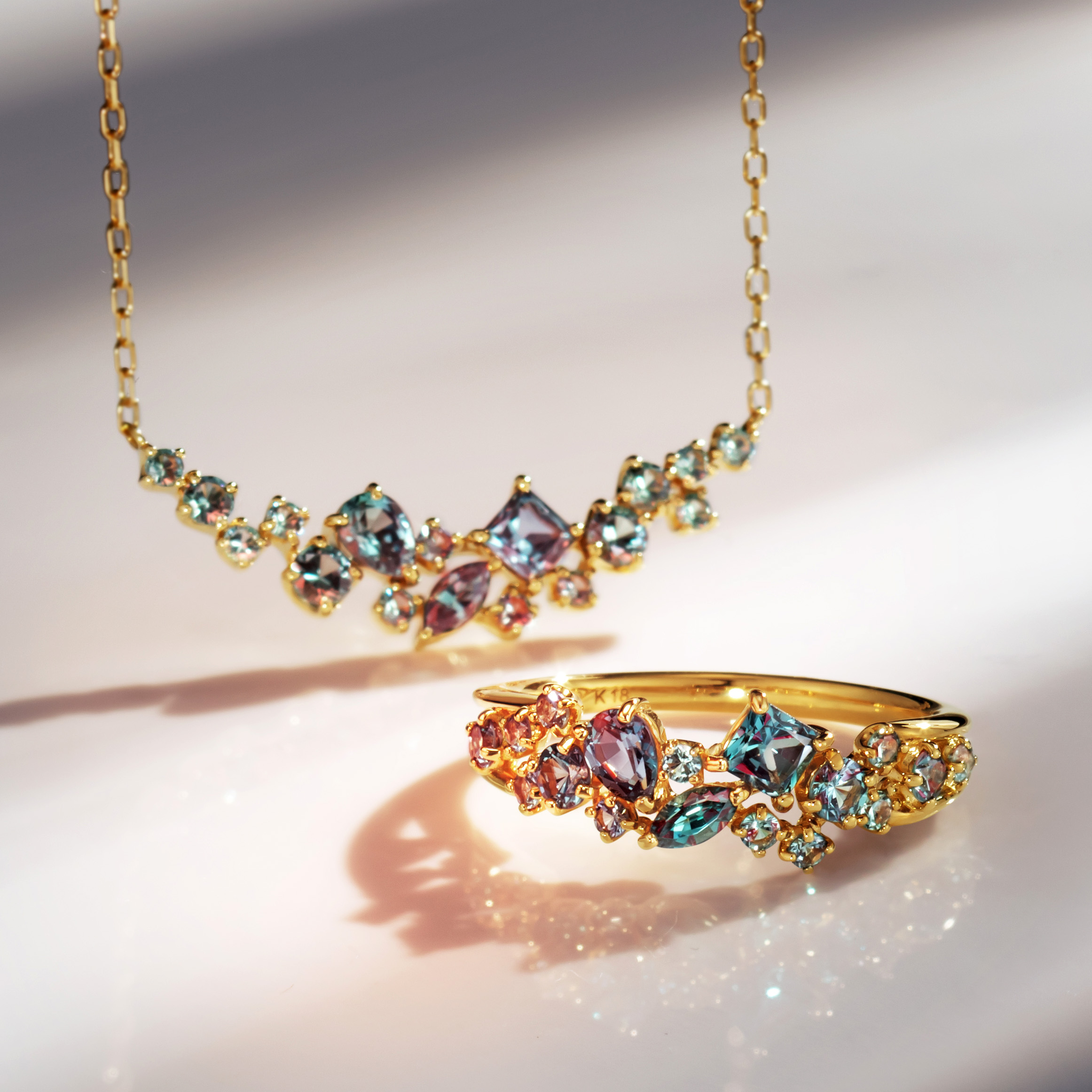 ビズー公式】コフレ シリーズ | 希少石カラーストーンのリング(指輪