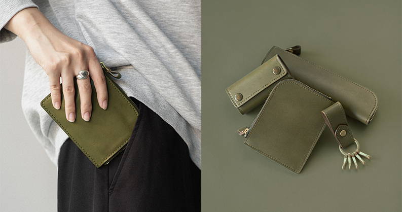 ナチューラ」シリーズから限定色「カーキグリーン」が登場 – 土屋鞄製造所