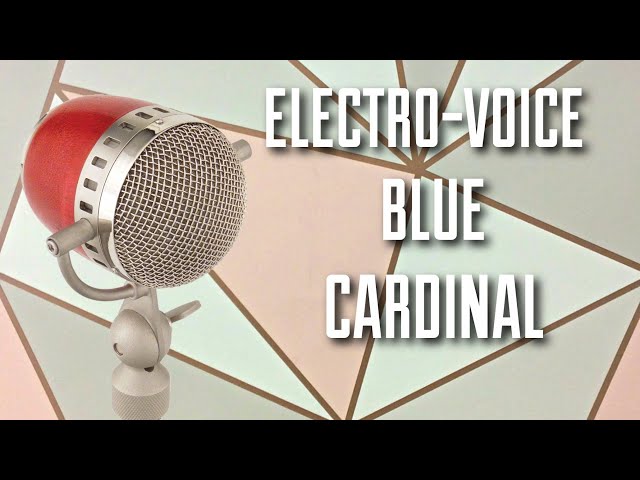 Electro-Voice Blue Cardinal Condenser Microphone Test / Review