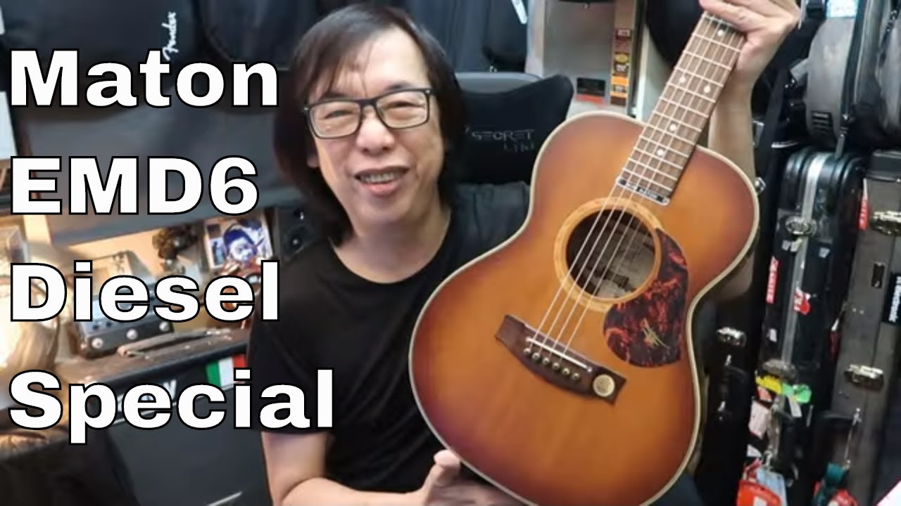 The Maton EMD6 Diesel Special - YouTube