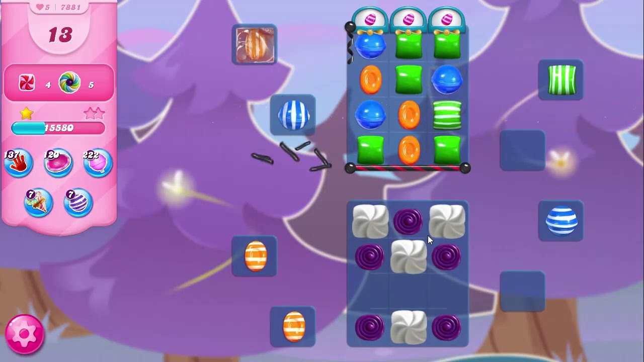 Candy Crush Saga LEVEL 7881 NO BOOSTERS - YouTube
