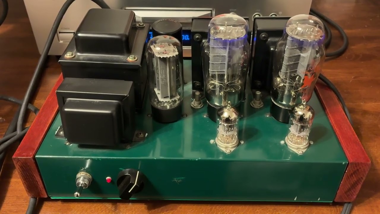 オーディオ試聴動画 6B4G シングルアンプ 真空管アンプ - YouTube