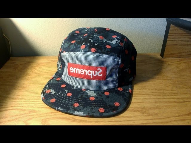 Supreme x Comme des Garçons SHIRT Navy Camo Camp Cap Review Spring