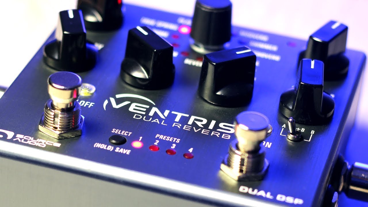 Source Audio SA262 Ventris Dual Reverb - 2基のDSPを装備、12種類の