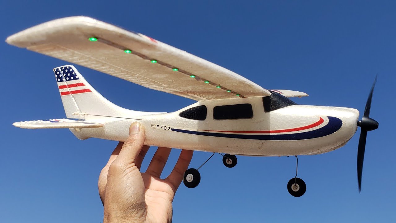 Cessna 182 Beginner and Budget Friendly 3 Channel RC Airplane