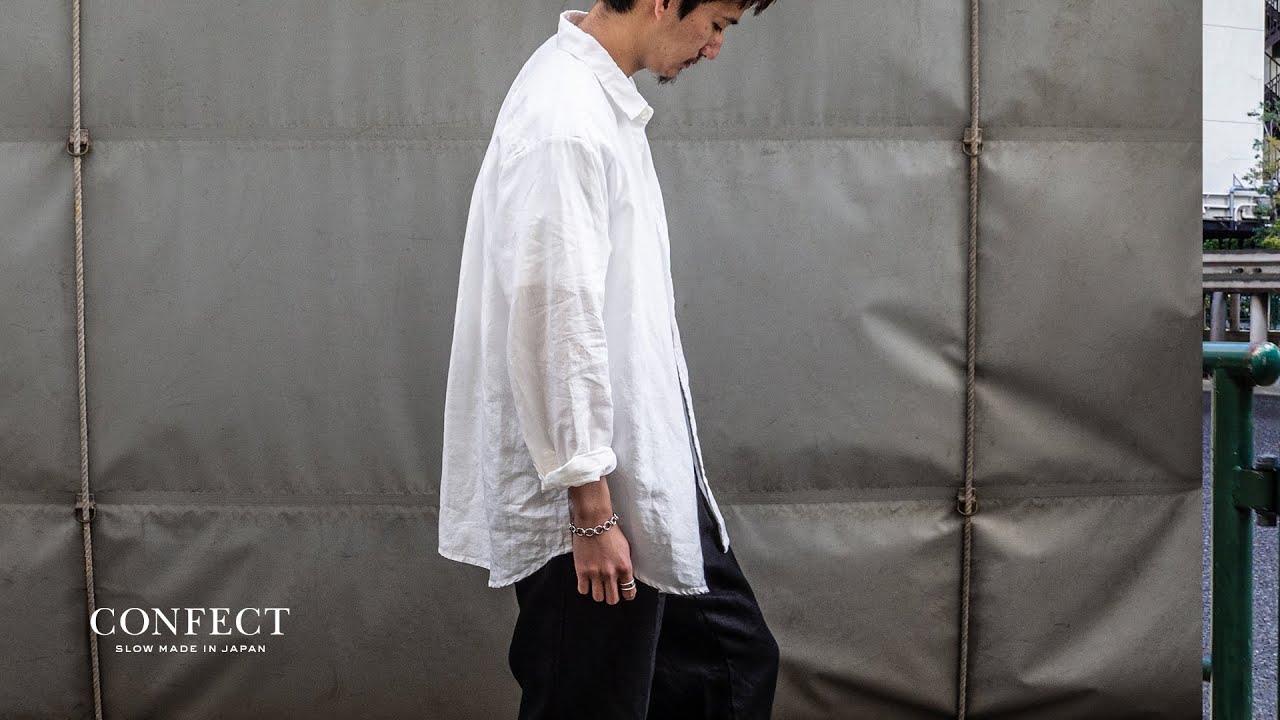 ハイカウントリネンシャツ High Count Linen Shirt｜CONFECT - YouTube