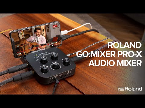 Roland GO:MIXER PRO-X Audio Mixer for Smartphones - YouTube