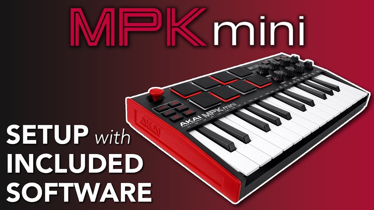 Akai Pro MPK mini and MPK mini Play | How to Download, Install and