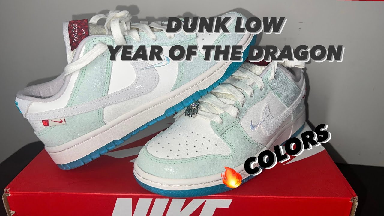 NIKE DUNK LOW YEAR OF THE DRAGON SHOE REVIEW! GOT THESE FOR THE