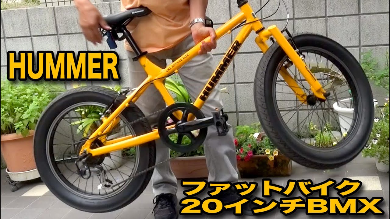 購入！HUMMERハマー20インチ3.0ファットバイクBMX【AL FAT206 DK