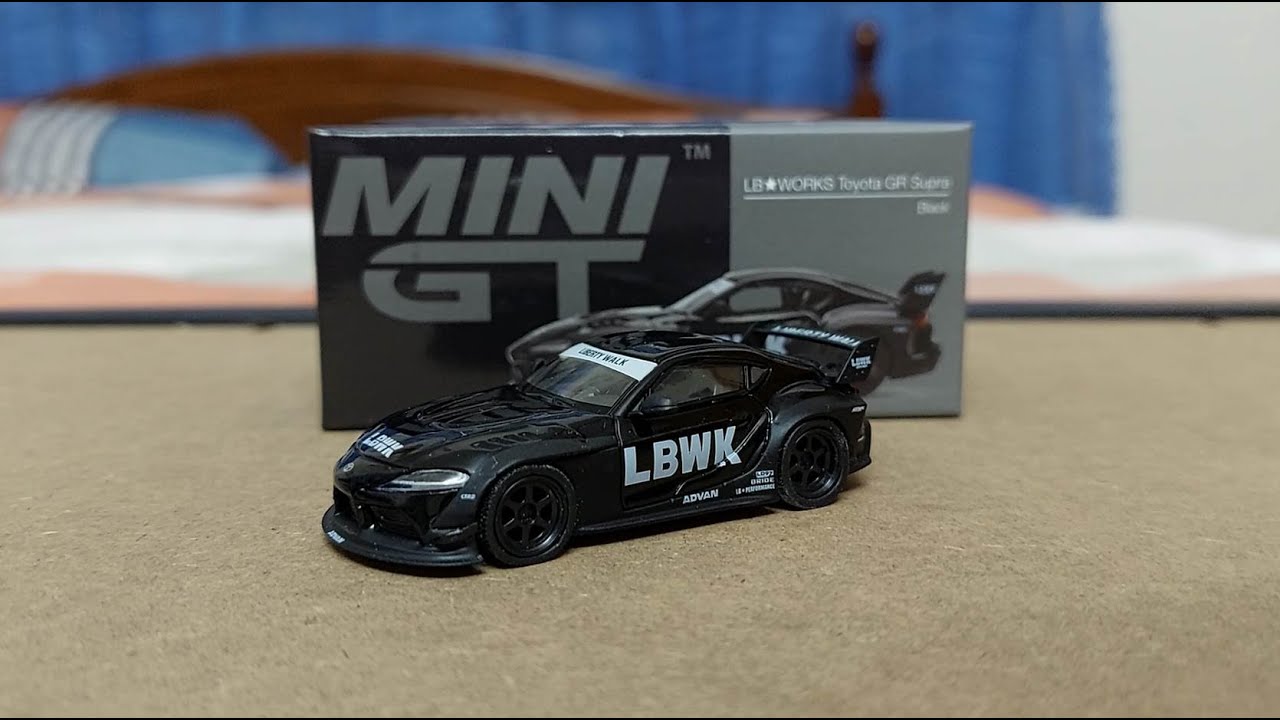 MINI GT 1/64 Diecast - LB WORKS Toyota GR Supra (Black) - YouTube