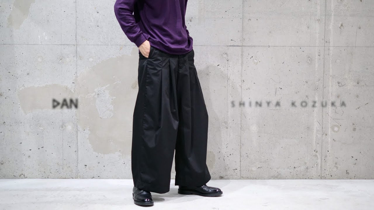 Just like a hakama. Unique wide pants under 20,000 yen [SHINYA