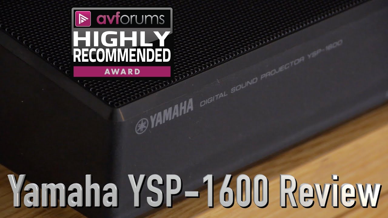 Yamaha YSP-1600 Soundbar Review - YouTube