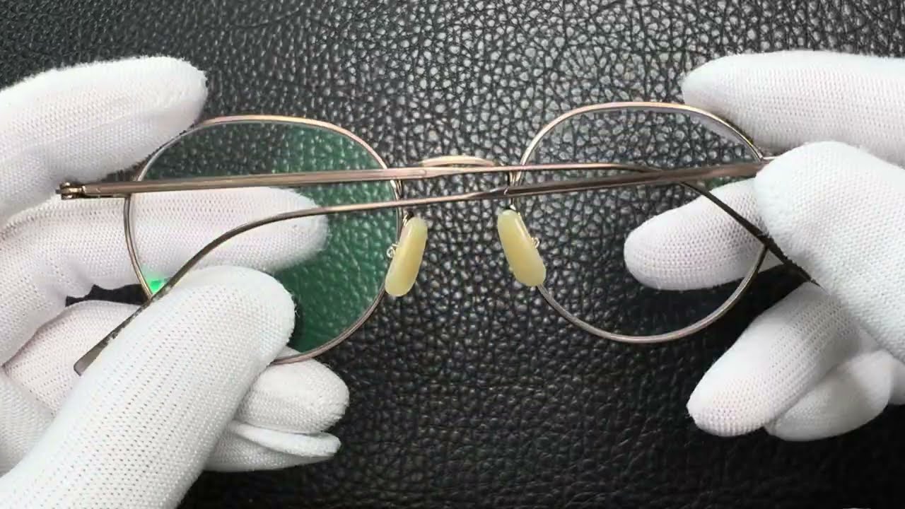 カネコガンキョウ 金子眼鏡 VINTAGE KV-81L IPBR - YouTube