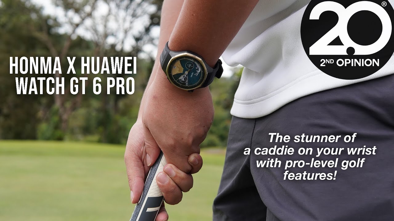 HONMA x HUAWEI WATCH GT 6 Pro: A stunner of a caddie on your wrist