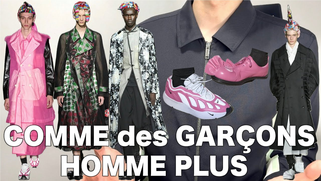 Frilled jacket and sheer trench! Comme des Garcons Homme Plus 25SS