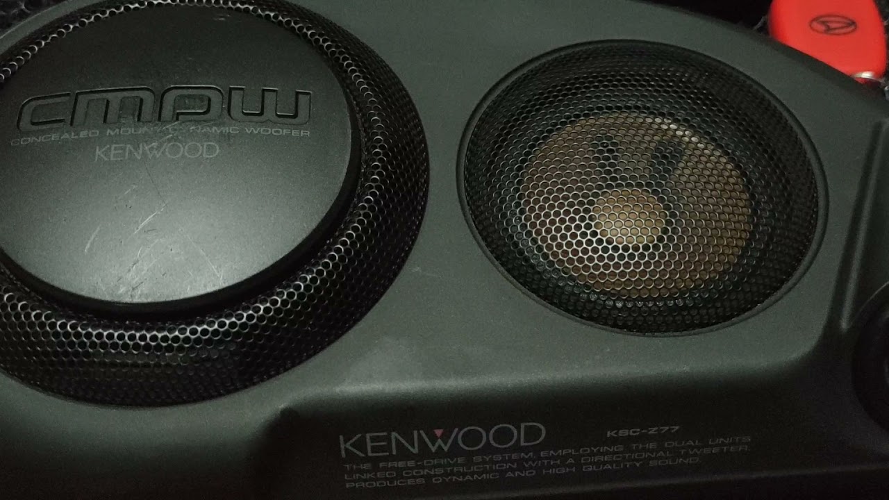 Kenwood speaker KSC-Z77 3way 120watt😍 - YouTube