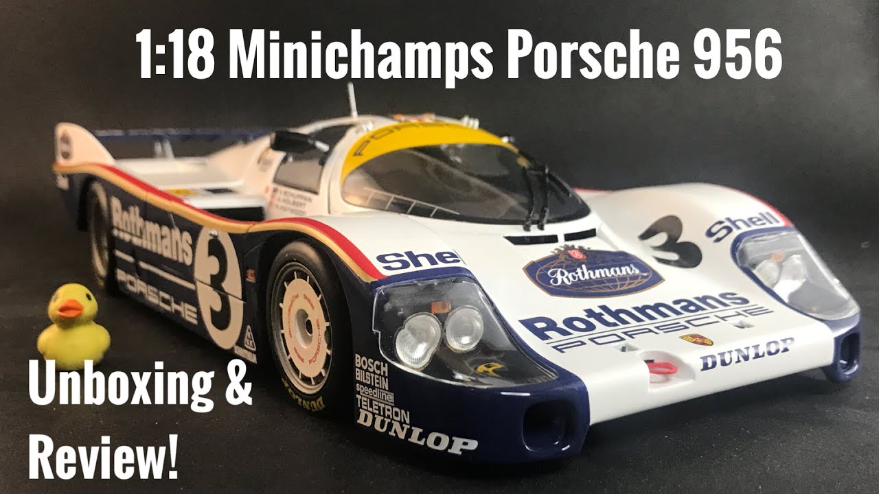 1:18 Minichamps Porsche 956L 1983 Le Mans Winner Unboxing and